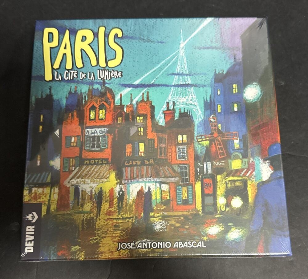 Paris: La Cite de la Lumiere Board Game Jose Antonio Abascal Devir Light Up City